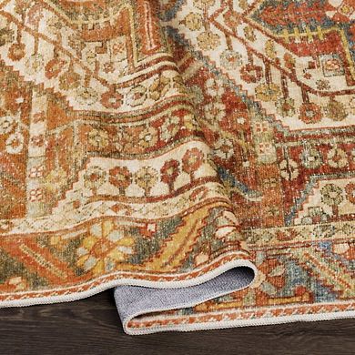 St David Global Washable Area Rug