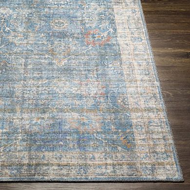 Markleville Traditional Washable Area Rug