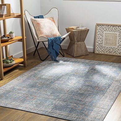 Markleville Traditional Washable Area Rug