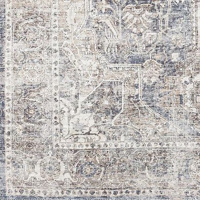 West Des Moines Traditional Washable Area Rug