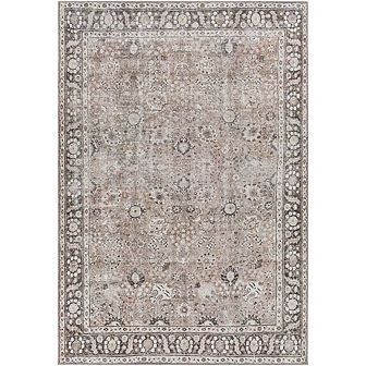 Long Beach Traditional Washable Area Rug