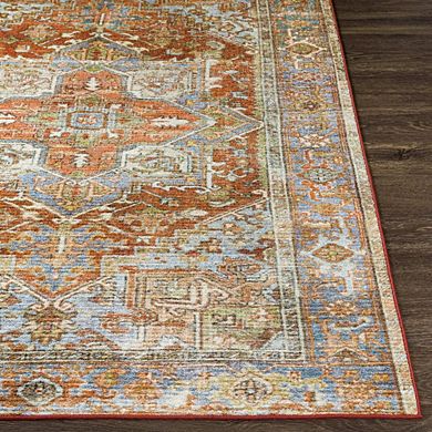 Peoria Heights Traditional Washable Area Rug - Livabliss