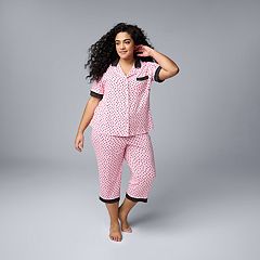 S-5XL] Women's summer pajamas plus size ladies short-sleeved