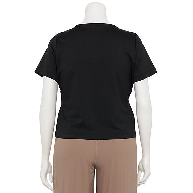 Plus Size FLX Balance Core Short Sleeve Top