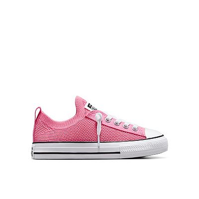 Pink slip fashion on converse