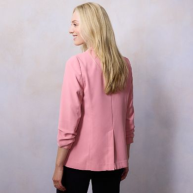 Women's LC Lauren Conrad Notch Collar 3/4 Sleeve Blazer