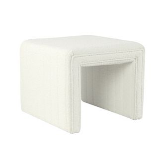 HomePop Modern Channel Ottoman