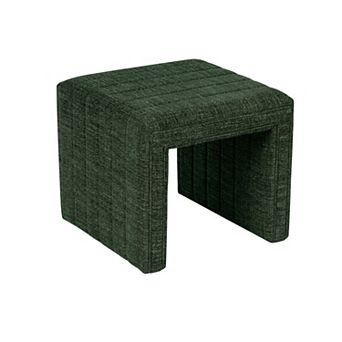 HomePop Modern Channel Ottoman
