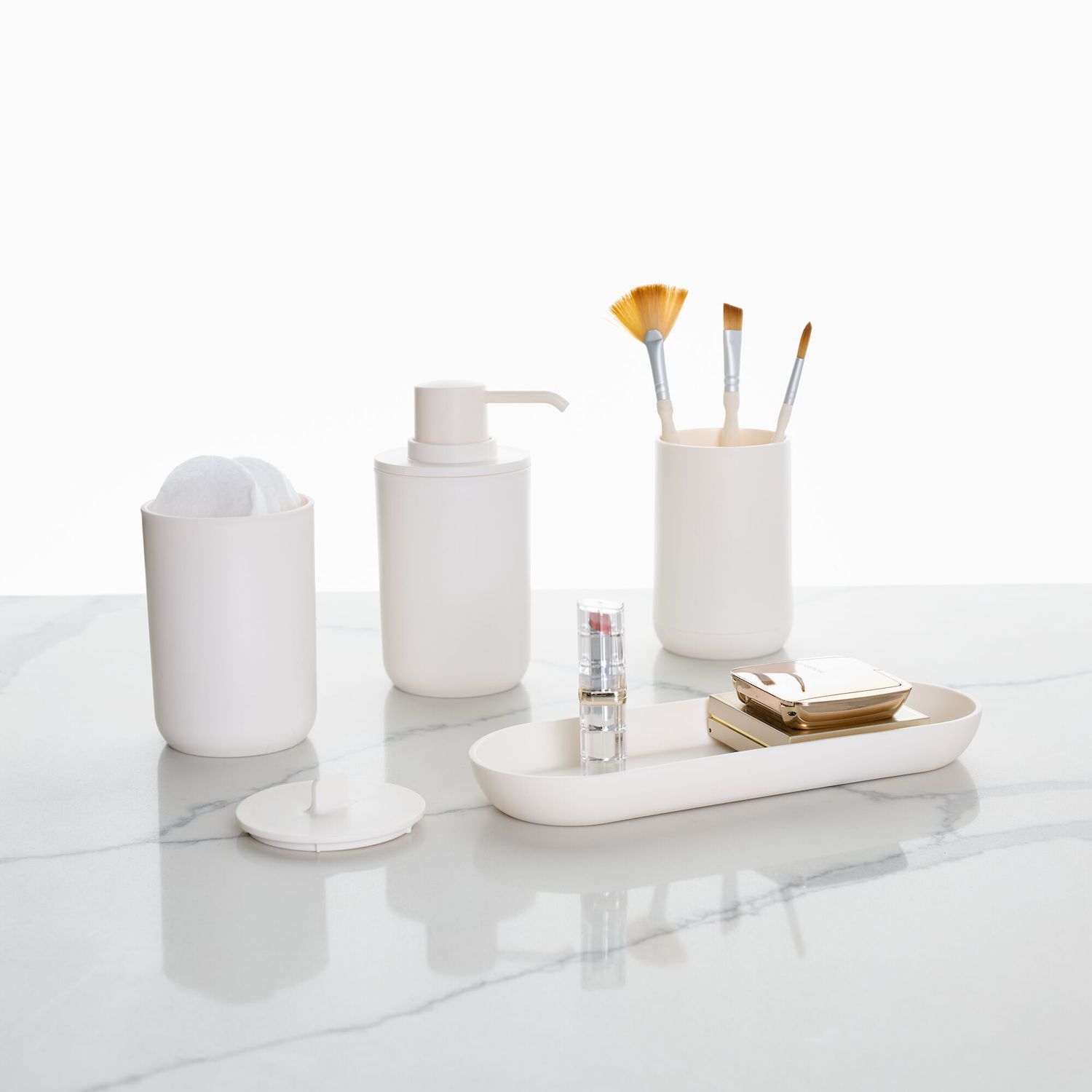 IDesign Cade 4-Piece Bath Accessories Set