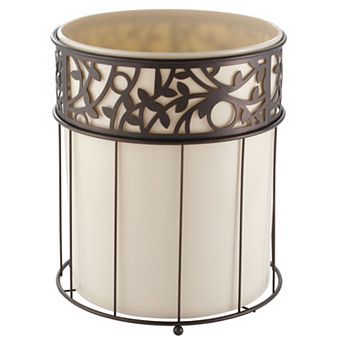 iDesign Vine Bathroom Trash Can