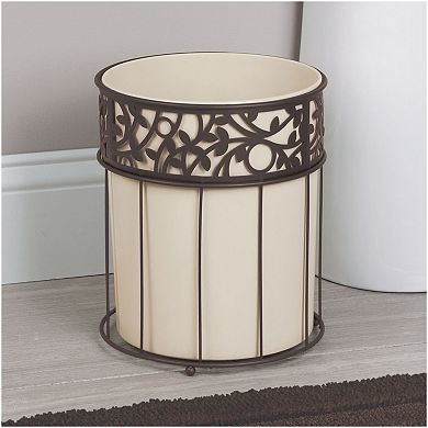 iDesign Vine Bathroom Trash Can