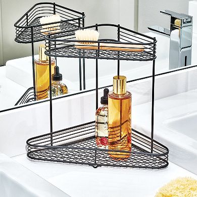 iDesign Vienna 2-Tier Corner Shelf