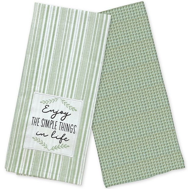 Kohl's Cares Green Kitchen Towels