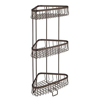 iDesign York Lyra 3 tier Shower Shelf