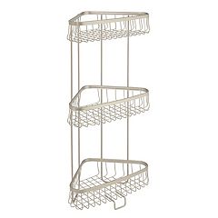 iDesign Everett 3 Tier Shower Shelf Organizer - Satin