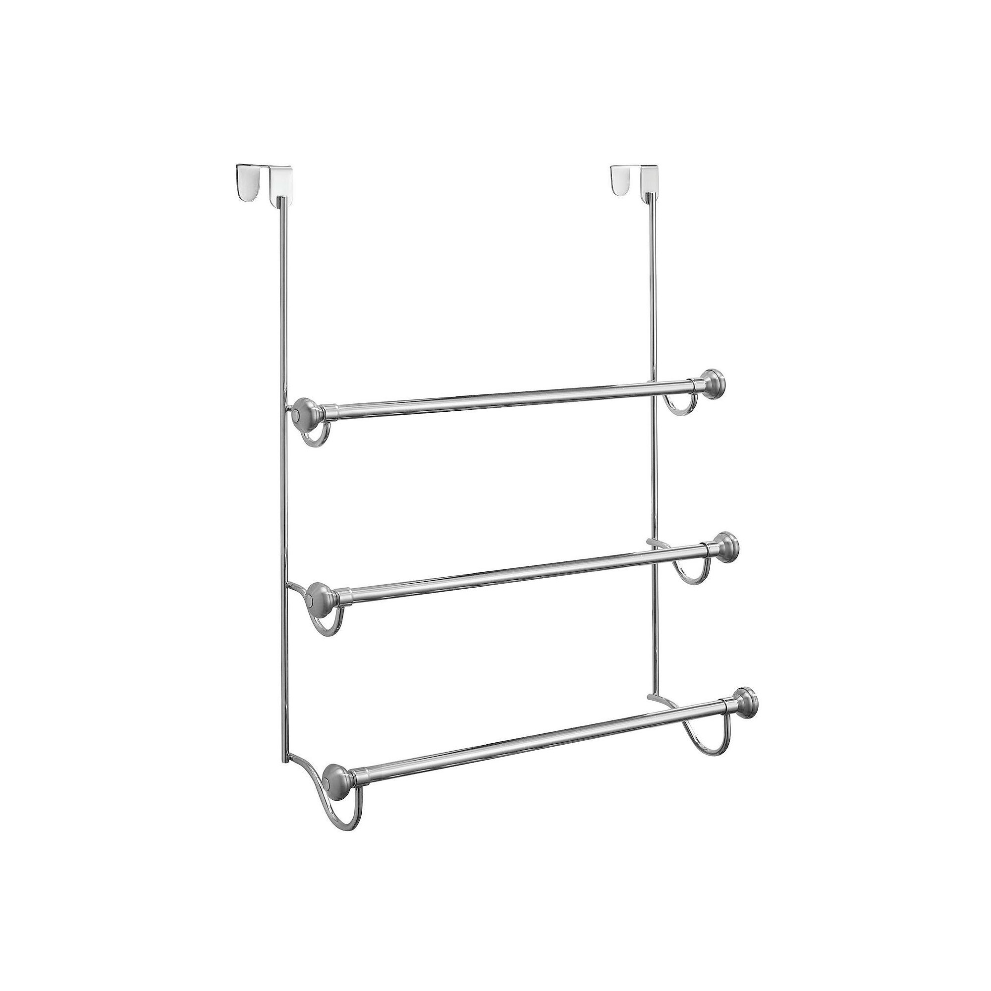 iDesign York Over the Door Towel Rack, Split Finish