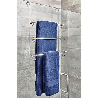 iDesign York Over the Door Towel Rack