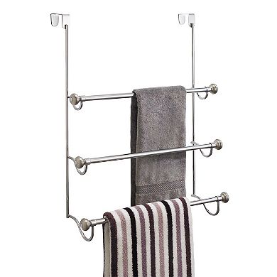 iDesign York Over the Door Towel Rack