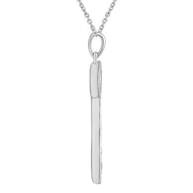 Royal Aura 1/6 Carat T.W. Diamond Key Necklace