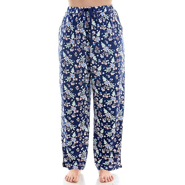 Plus Size Croft & Barrow® Pajama Sleep Pants with Scallop Trim