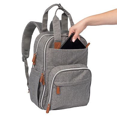 Trend Lab Trend Lab Gray Backpack Diaper Bag