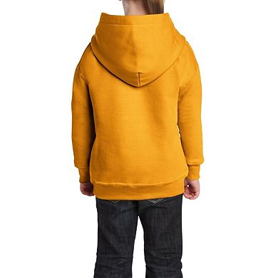 Gildan Heavy Blend Childrens Unisex Hooded Sweatshirt Top / Hoodie