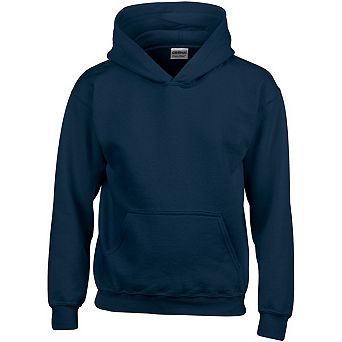 Gildan Heavy Blend Childrens Unisex Hooded Sweatshirt Top / Hoodie