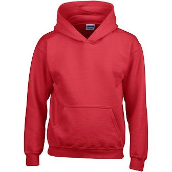 Gildan Heavy Blend Childrens Unisex Hooded Sweatshirt Top / Hoodie