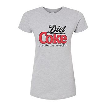 Juniors' Diet Coke Retro Logo Graphic Tee