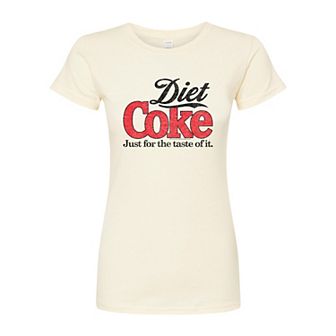 Juniors' Diet Coke Retro Logo Graphic Tee
