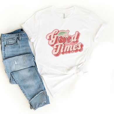 Simply Sage Market Good Times Cherries Short Sleeve Tee