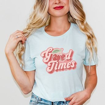 Simply Sage Market Good Times Cherries Short Sleeve Tee