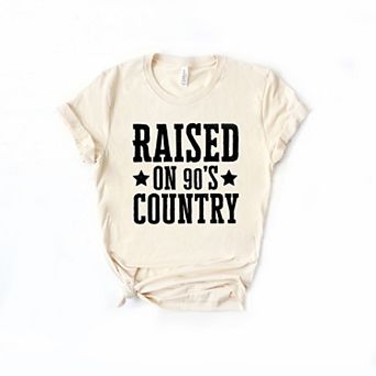 Raised On 90s Country Short Sleeve Graphic Tee