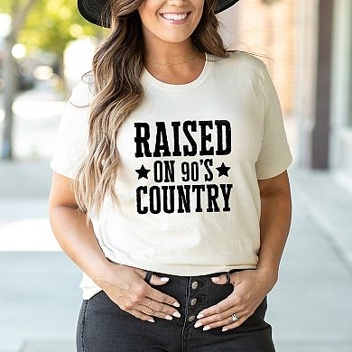 Raised On 90s Country Short Sleeve Graphic Tee