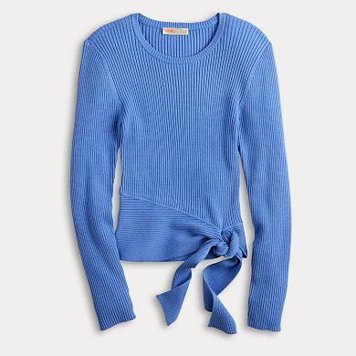 Women's INTEMPO™ Tie Front Rib Sweater