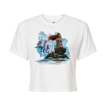 Juniors' Disney's The Little Mermaid Part Of Your World Tee