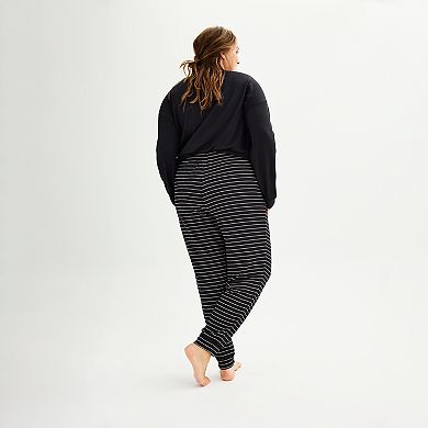Plus Size Sonoma Goods For Life® Waffle Knit Pajama Jogger Pants