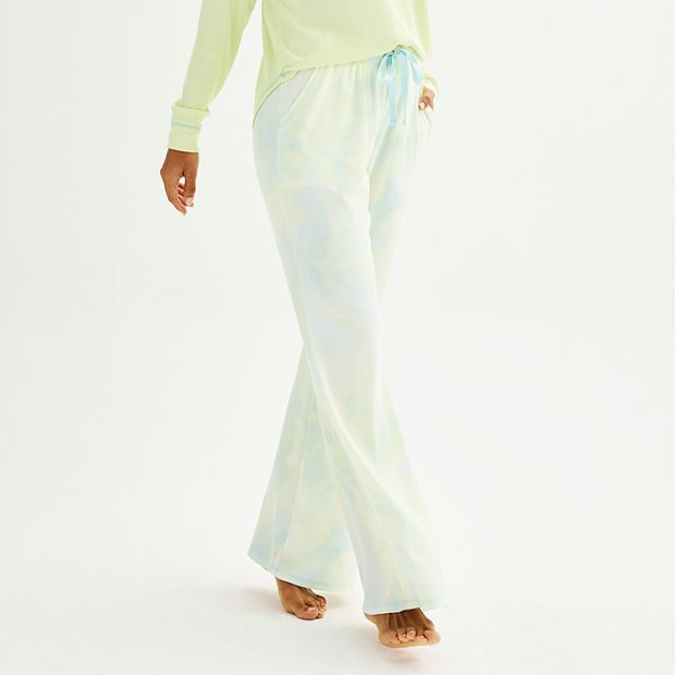 Women's Sonoma Goods For Life® Waffle Knit Flared Pajama Pants