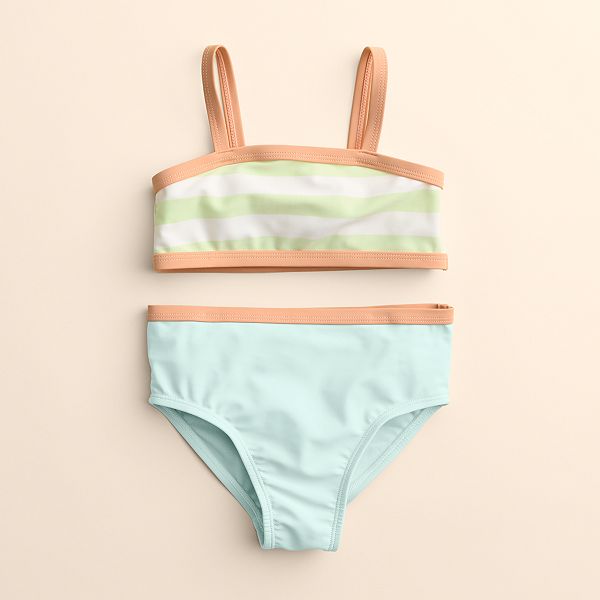 Baby & Toddler Girl Little Co. by Lauren Conrad Bikini Set - Swim Aspen Stripe (3 MONTHS)