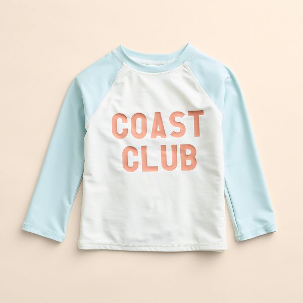 Baby & Toddler Little Co. by Lauren Conrad Raglan Rash Guard - Coast Club (12 MONTHS)