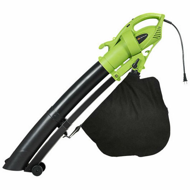 7.5 Amp 3-in-1 Electric Leaf Blower Leaf Vacuum Mulcher 170MPH