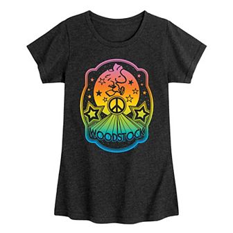 Girls 7-16 Peanuts Woodstock Poster Graphic Tee