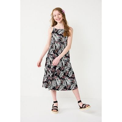 Girls 6-20 SO Asymmetrical Tiered Midi Dress in Regular & Plus Size