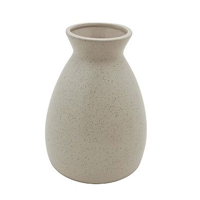 Everyday Decor Brown Speckled Vase Table Decor