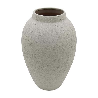 Sonoma Goods For Life® Large Round Neutral Speckled Vase Table Decor