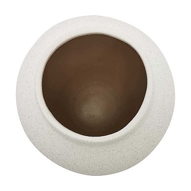 Sonoma Goods For Life® Large Round Neutral Speckled Vase Table Decor