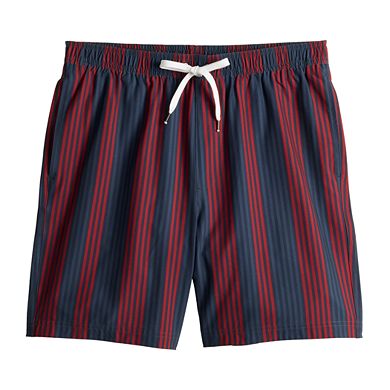 Men's Sonoma Goods For Life® Printed Full Elastic-Waistband Swim Trunks
