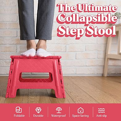 Small Foldable Space Saving Step Stool