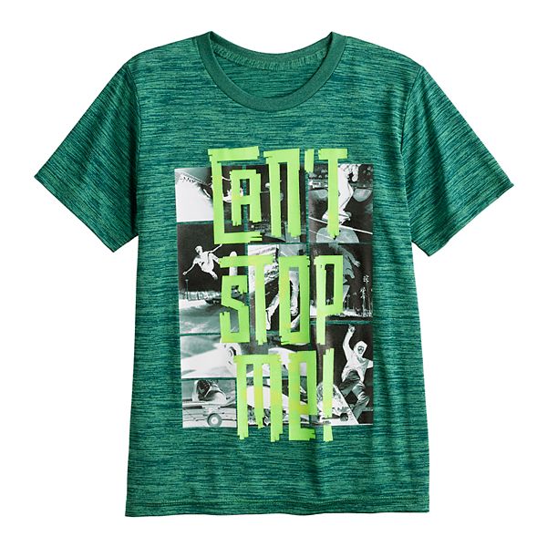Boys 820 Tek Gear® Dry Tek Graphic Tee in Regular & Husky