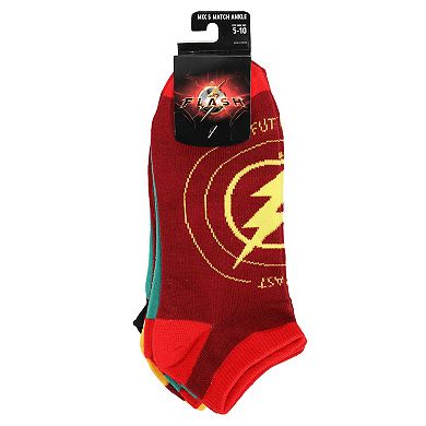 Women's The Flash Logo 5-Pack Ankle Socks